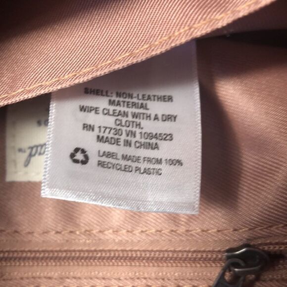 NWOT Pink Ring ? & Tassle Vegan Backpack Adjustable Straps. Pull Handle. Snap. main image 14